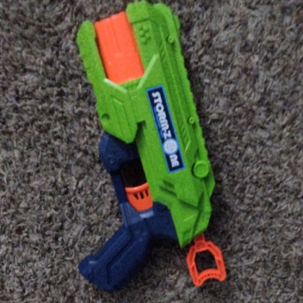 Storm Green and Orange Action Blaster